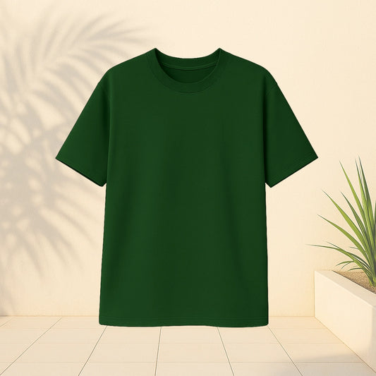 Green Drop Shoulder T-Shirt