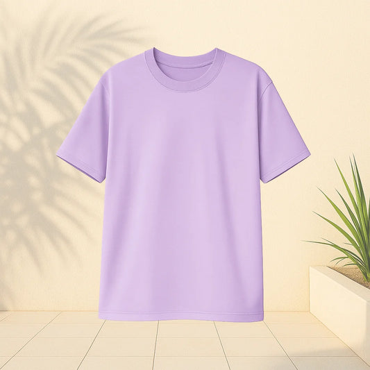 Lavender Drop Shoulder T-Shirt