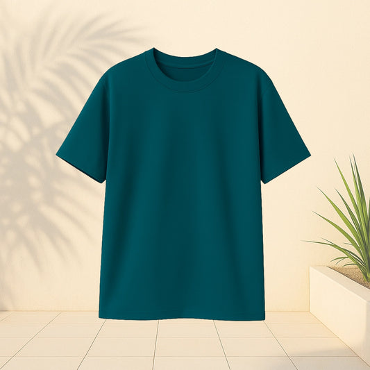 Teal Drop Shoulder T-Shirt
